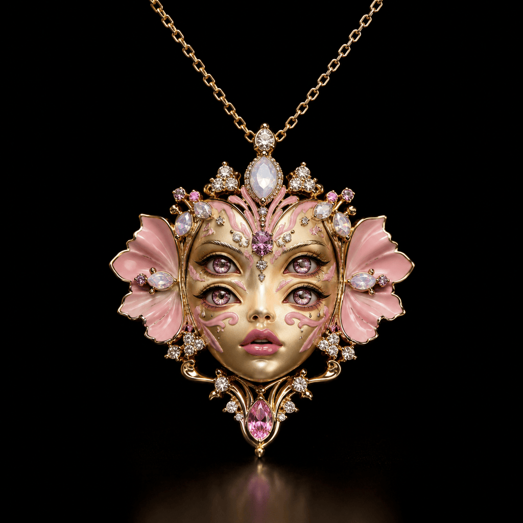 MMT Solid Gold Chain with Diamond Pendant BMD